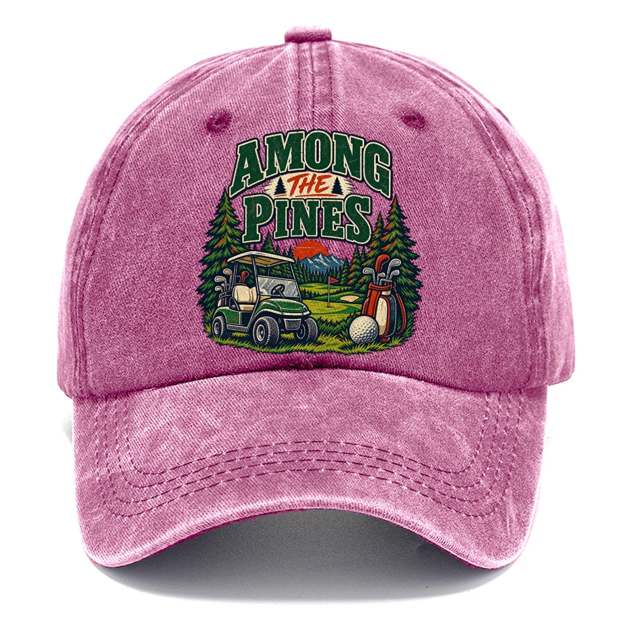 Among The Pines Golf Life Classic Cap – Dusty Rose