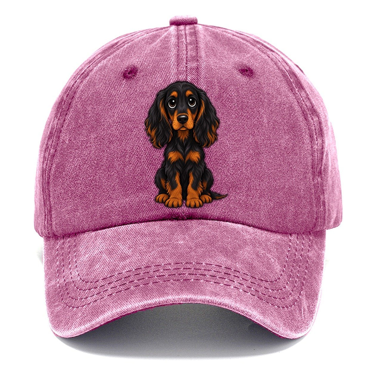 Gordon Setter Sitting Sweetheart Classic Cap – Dusty Rose