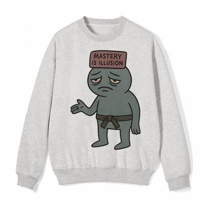 Black Pug Charming Companion Fleece Sweatshirt – Light Gray
