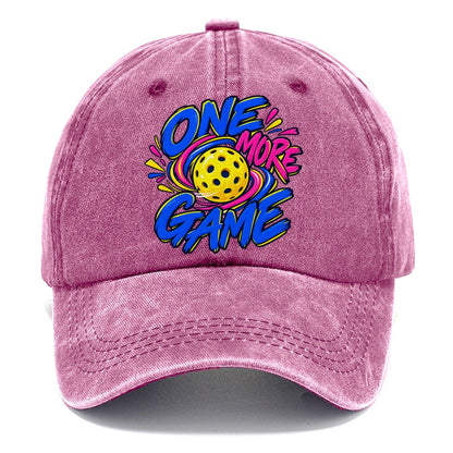One More Game Pickleball Life Classic Cap – Dusty Rose