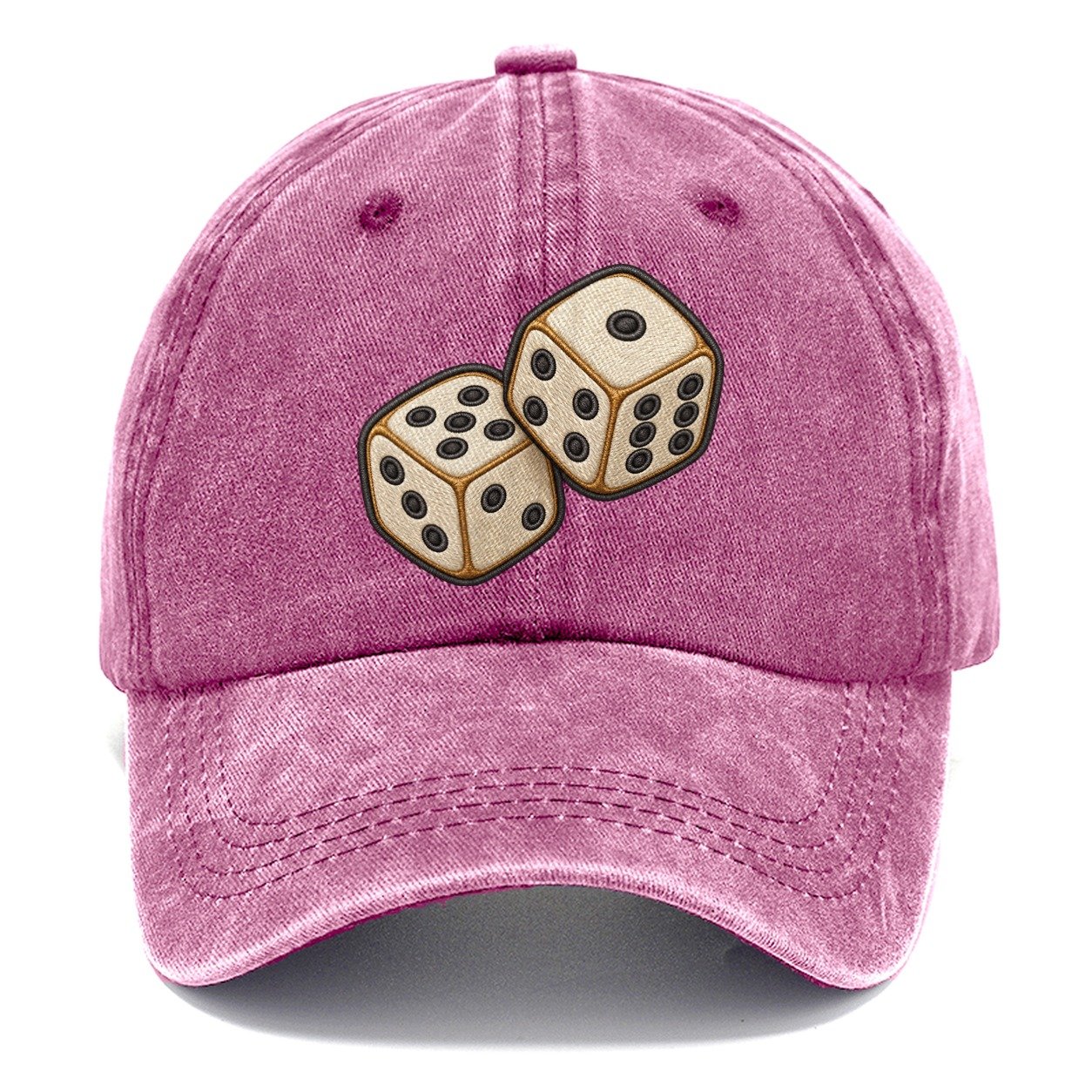 Pair Of Tumbling Dice Board Games Classic Cap – Dusty Rose