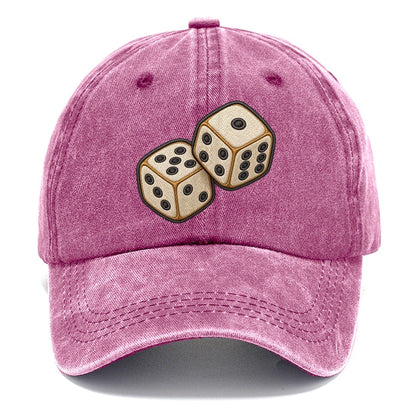 Pair Of Tumbling Dice Board Games Classic Cap – Dusty Rose
