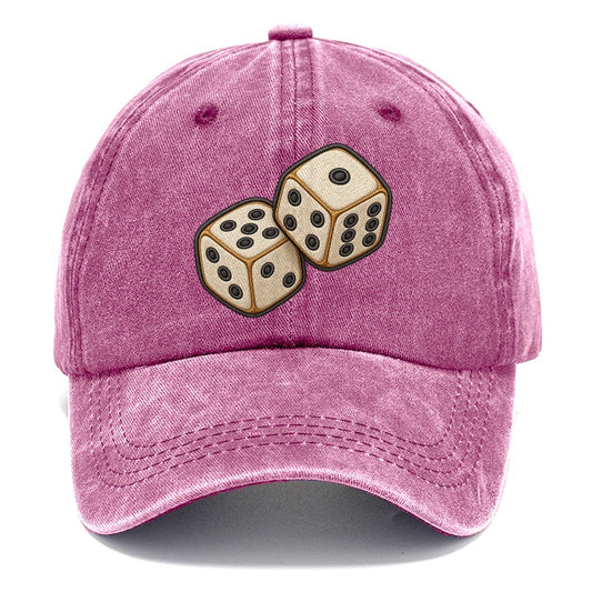 Pair Of Tumbling Dice Board Games Classic Cap – Dusty Rose