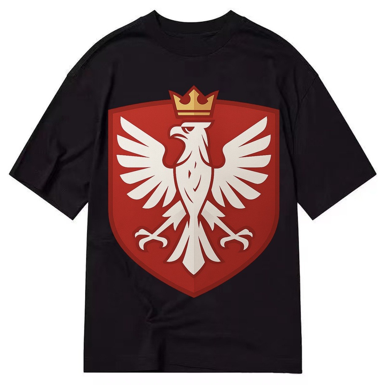 Poland White Eagle Classic T-shirt – Black