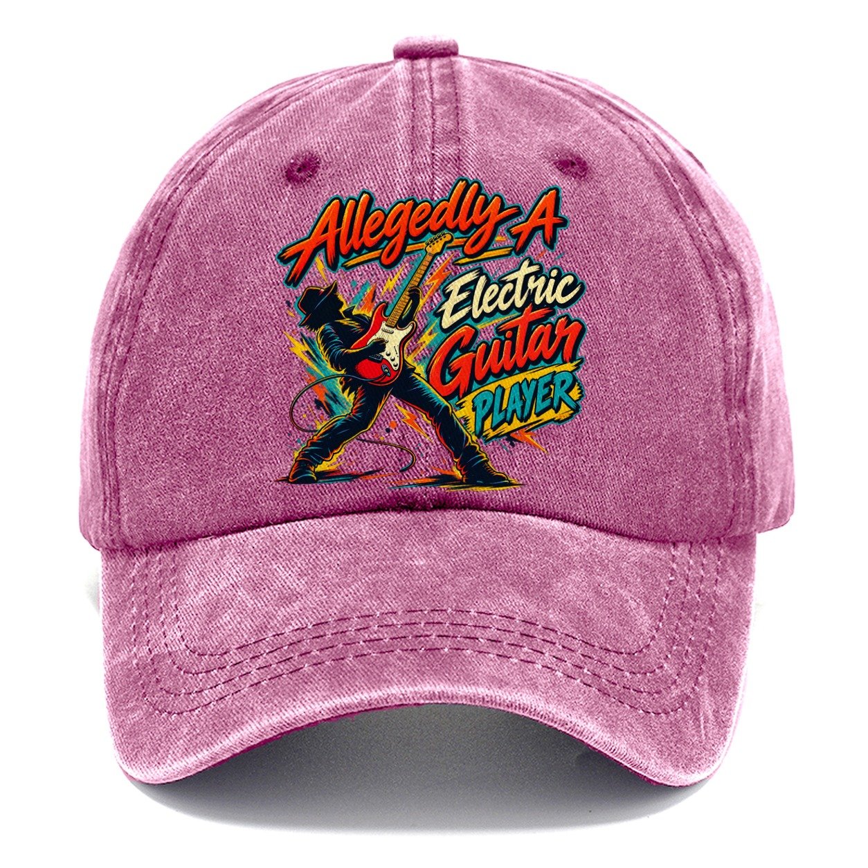 Allegedly A Electric Guitar Player Music Instruments Classic Cap – Dusty Rose