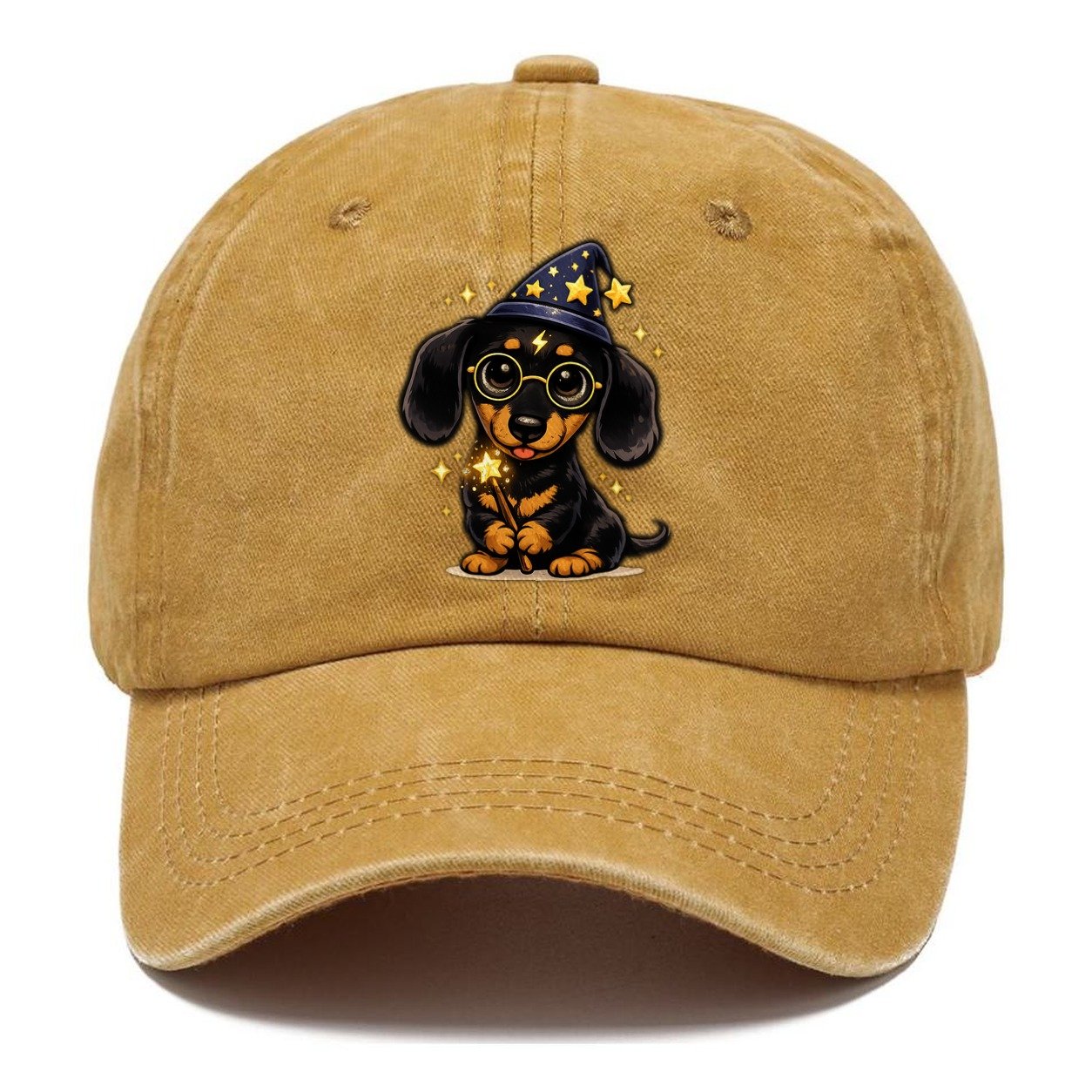 Dachshund Wizard Wand Classic Cap – Golden Harvest