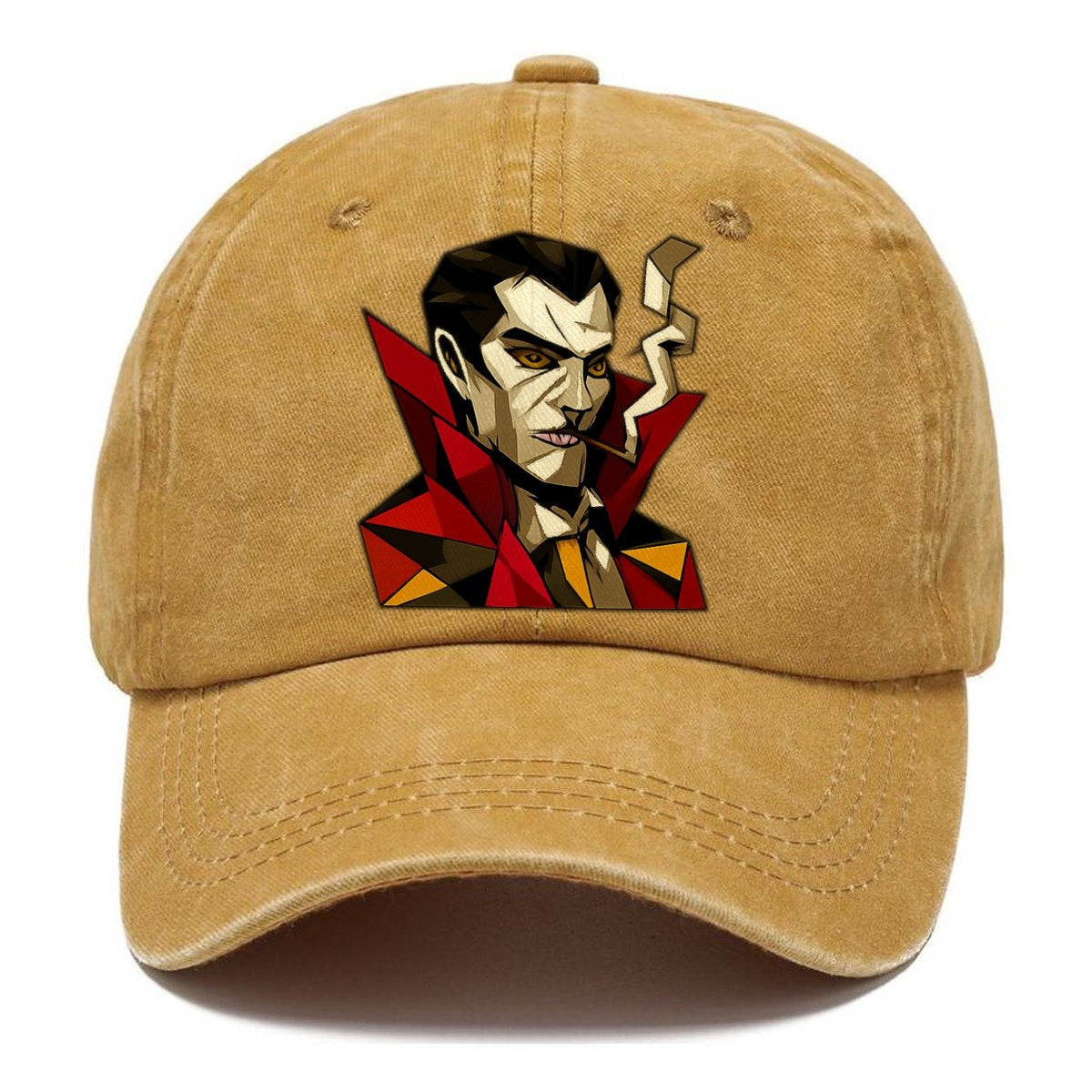 Vampire Portrait Fangs Classic Cap – Golden Harvest