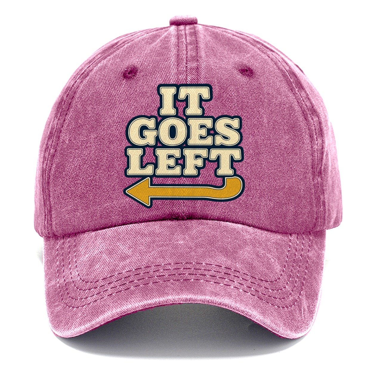 It Goes Left Rock Climbing Classic Cap – Dusty Rose