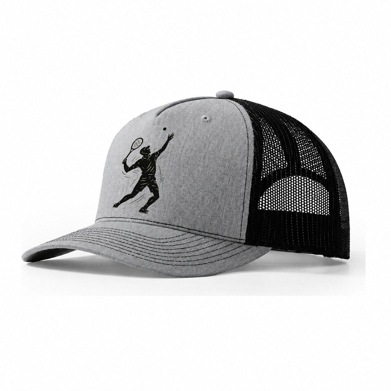 Tennis Player Dynamic Serve B36973 Trucker Hat – Sport Grey-Black