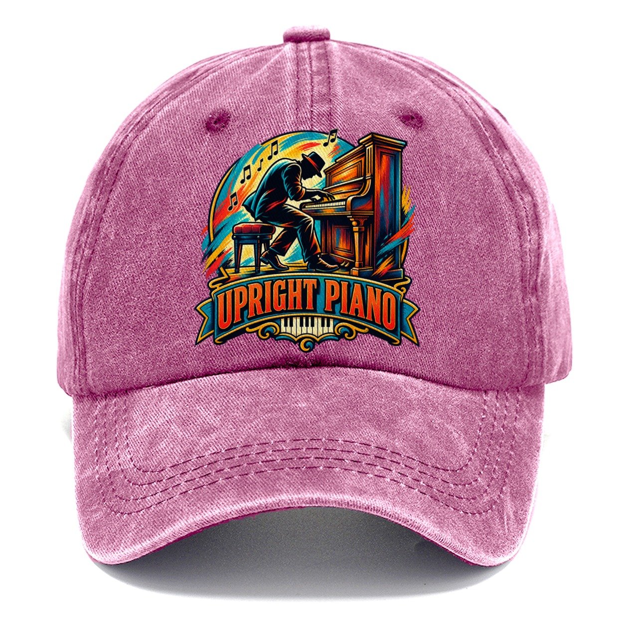 Upright Piano Crest Music Instruments Classic Cap – Dusty Rose
