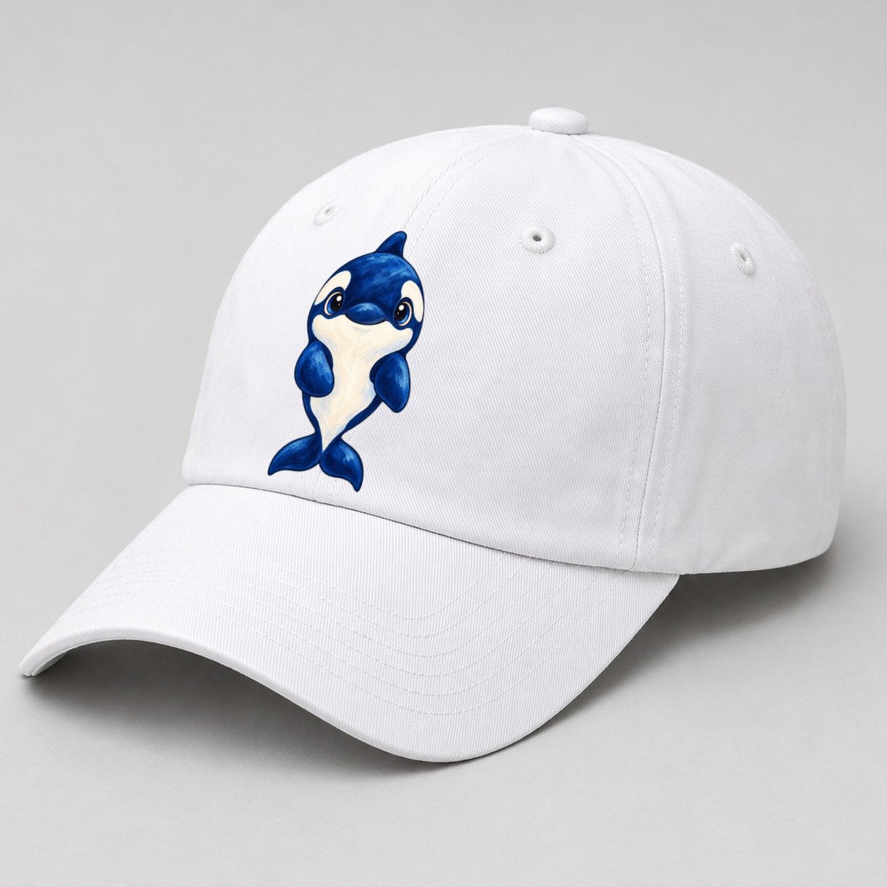 White — angle view