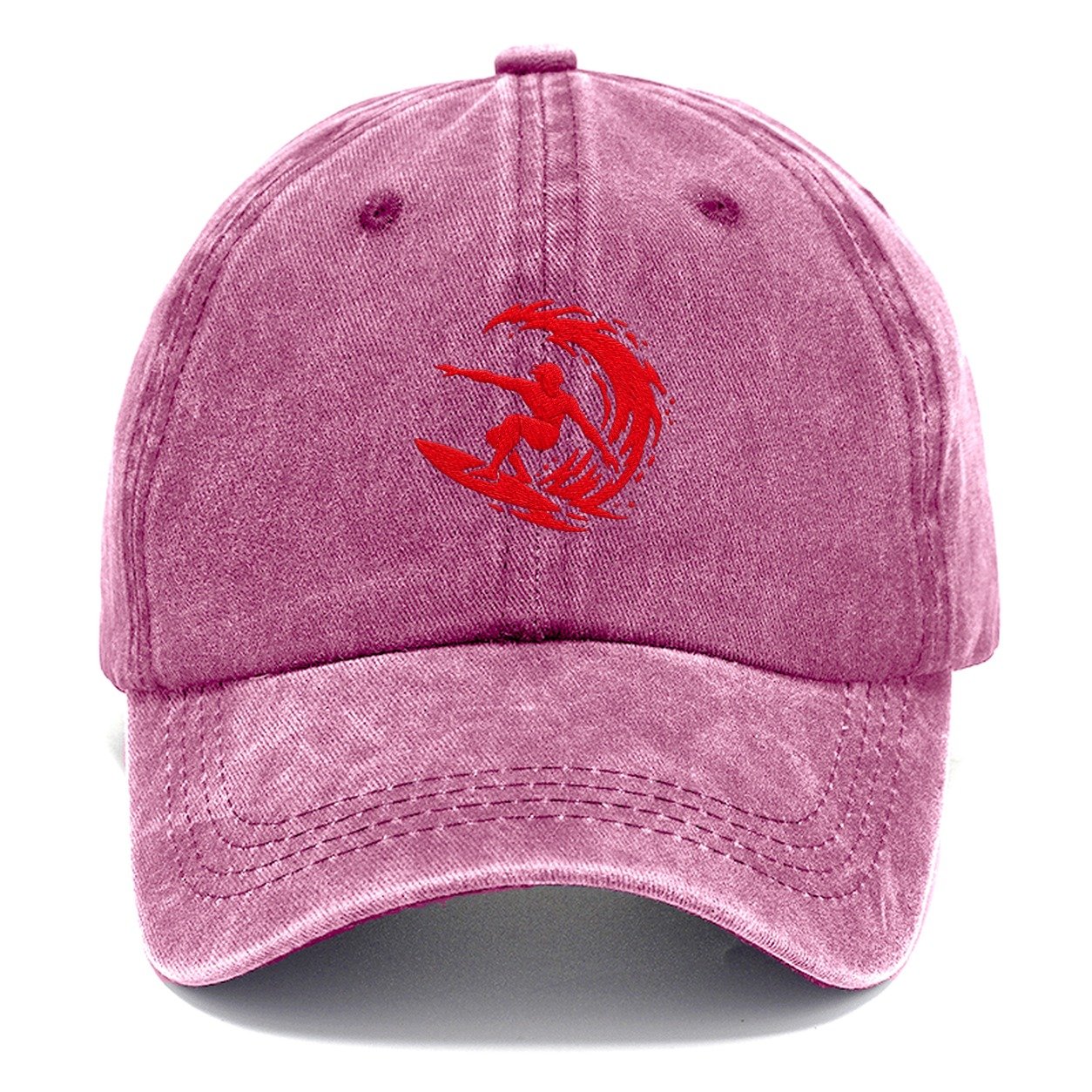 Surfer Bottom Turn Micro Motion Mark Classic Cap – Dusty Rose