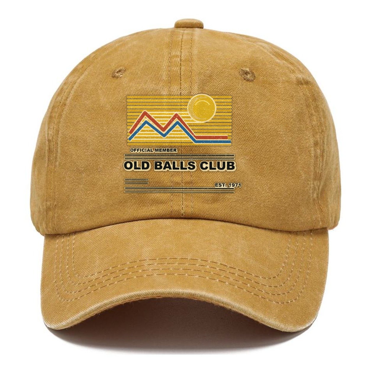 Old Balls Club Classic Cap – Golden Harvest
