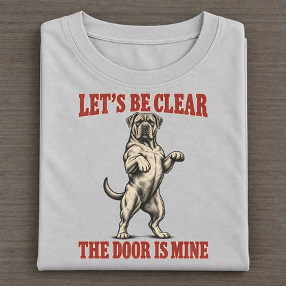 Cane Corso Dog Declarations Classic T-shirt – Grey