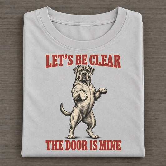 Cane Corso Dog Declarations Classic T-shirt – Grey