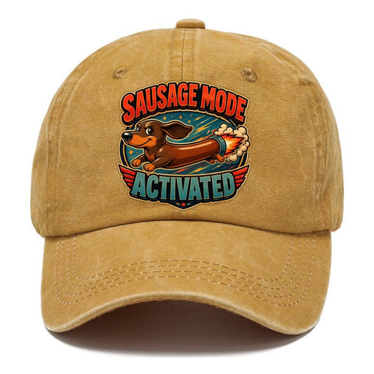 Sausage Mode Activated Dachshund Classic Cap – Golden Harvest