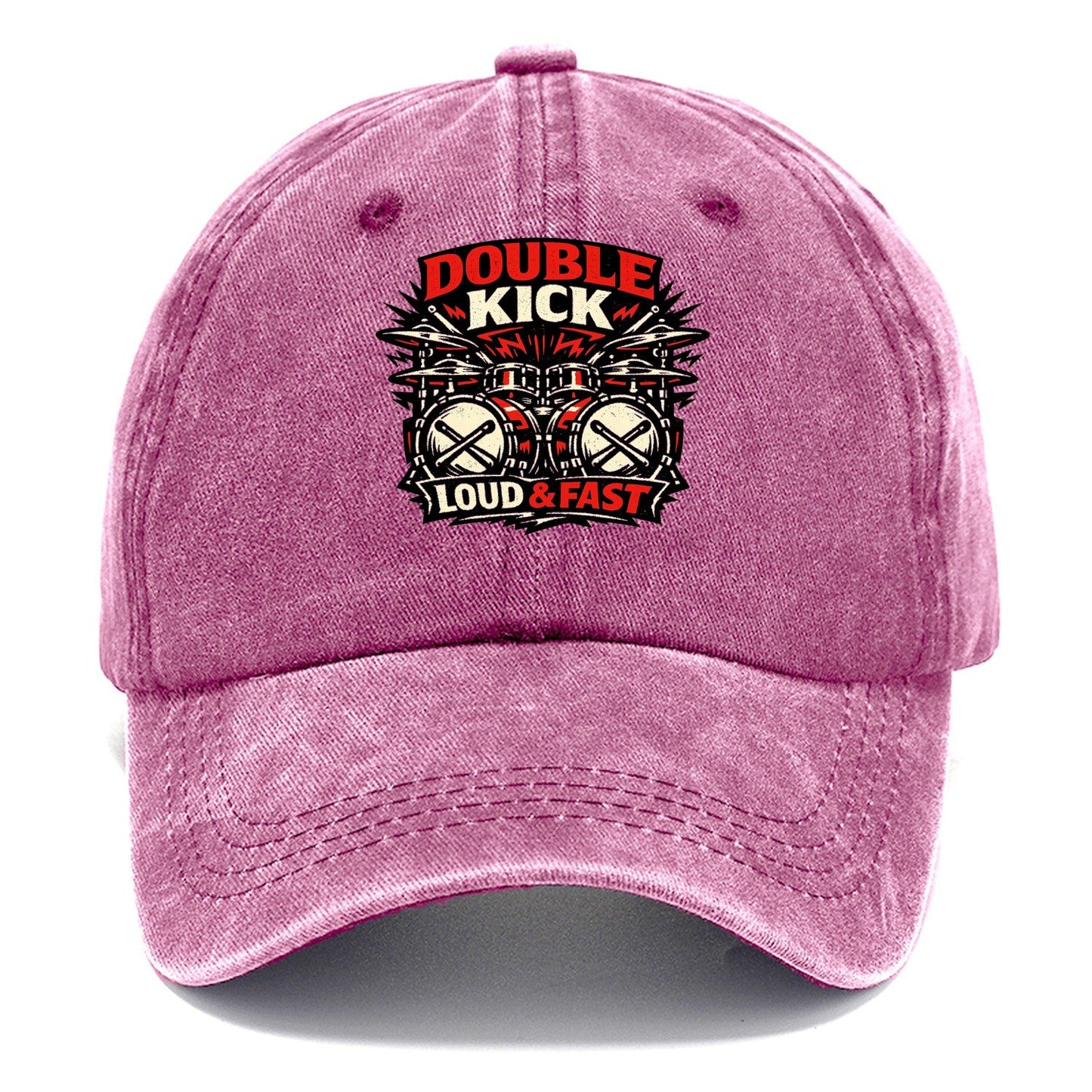 Double Bass Drums Classic Cap – Dusty Rose