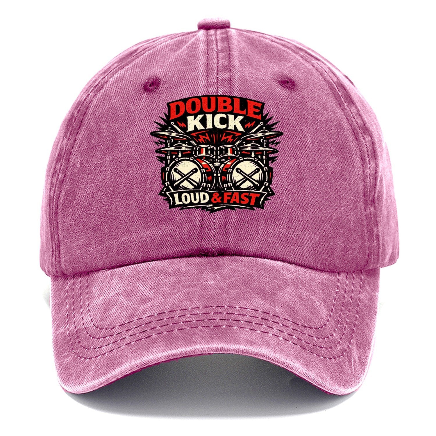 Double Bass Drums Classic Cap – Dusty Rose