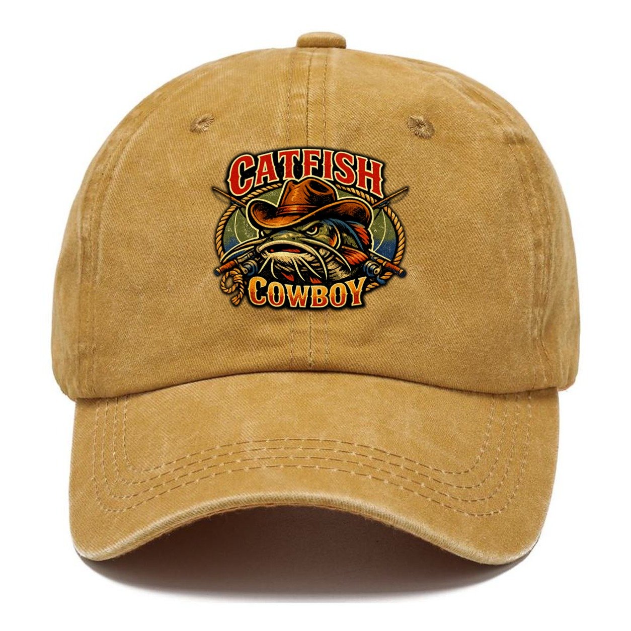 Catfish Cowboy Classic Cap – Golden Harvest