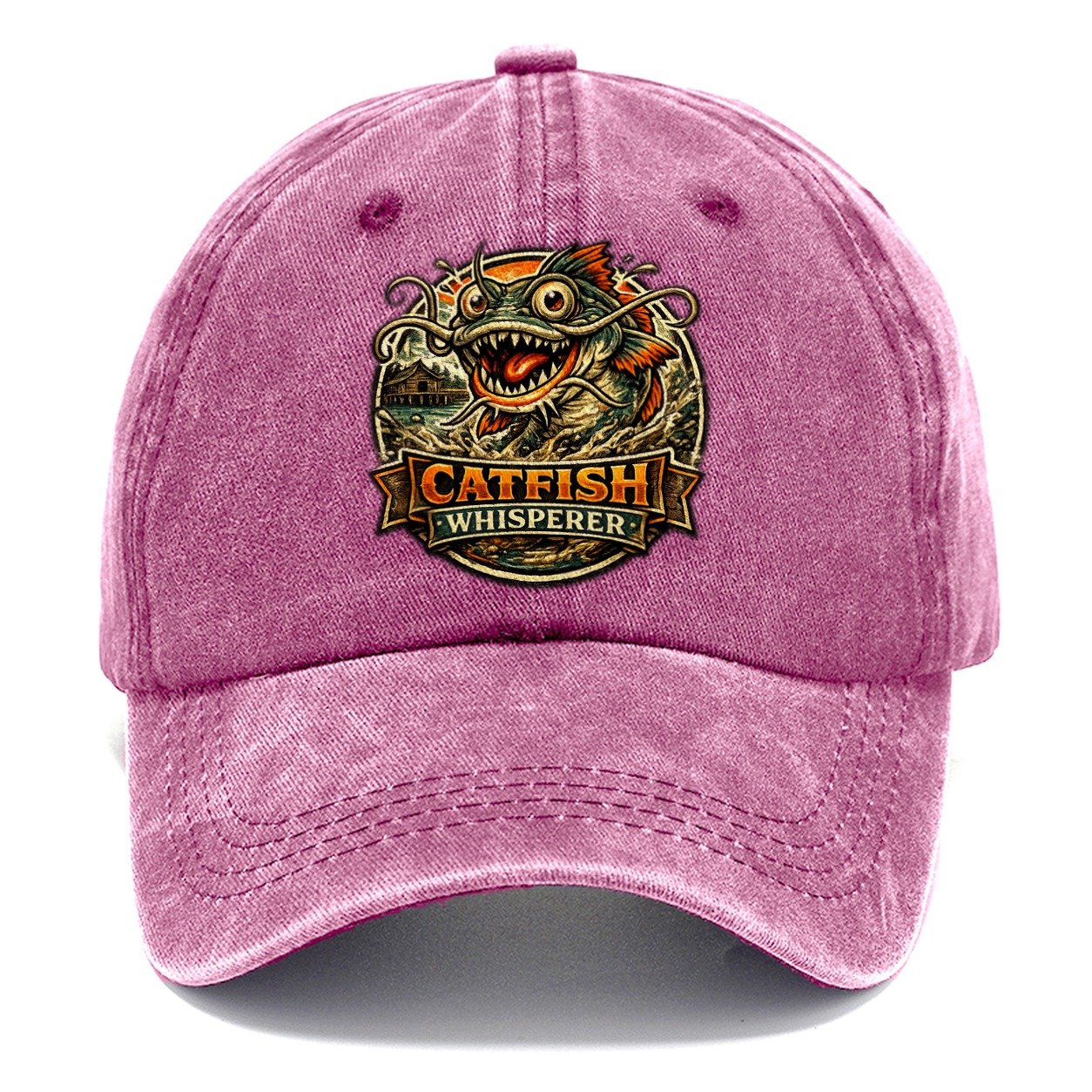 Catfish Whisperer Classic Cap – Dusty Rose