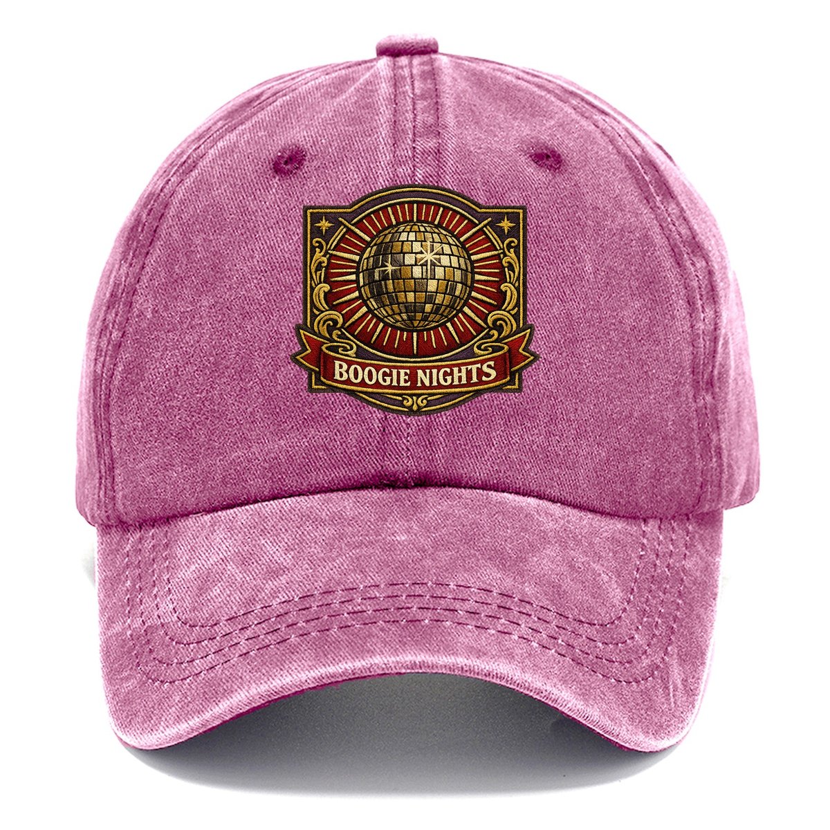 Disco Ball Classic Cap – Dusty Rose