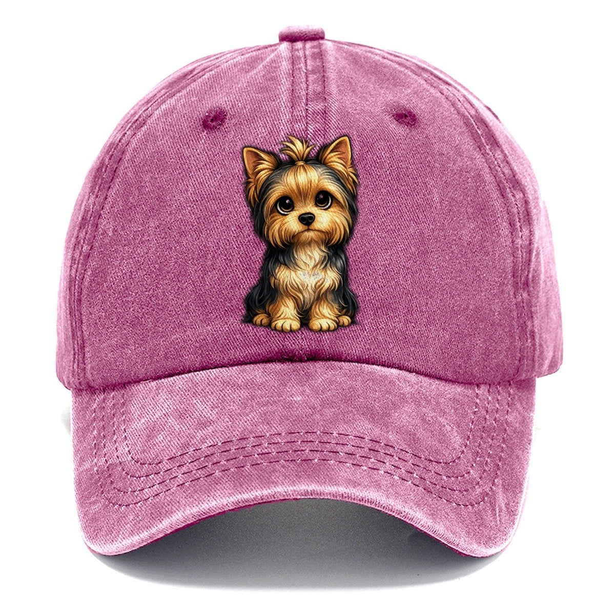 Yorkshire Terrier Sitting Sweetheart Classic Cap – Dusty Rose