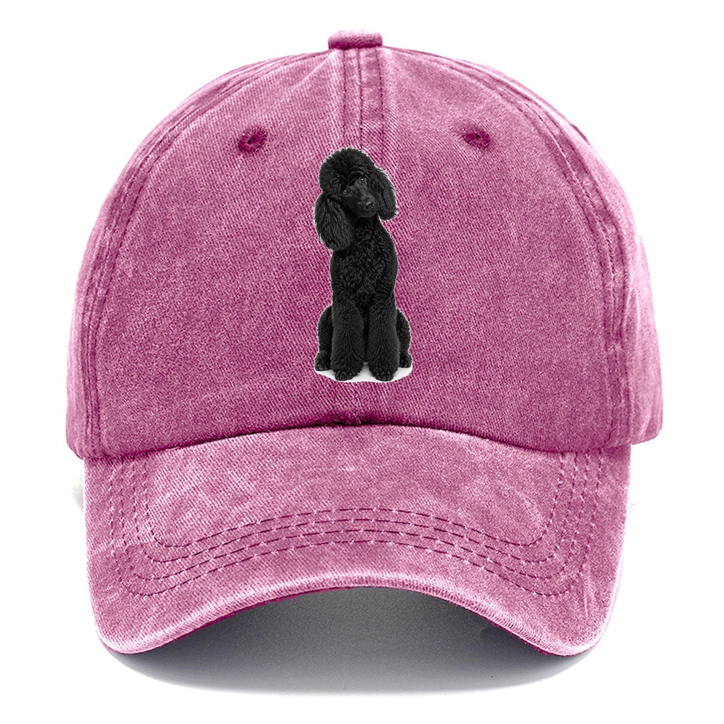 Black Poodle Classic Cap – Dusty Rose