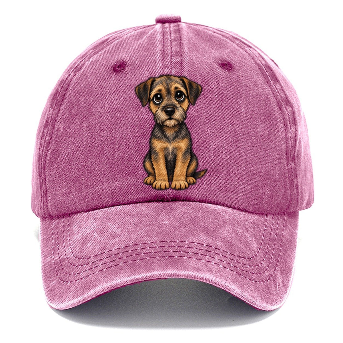 Border Terrier Sitting Sweetheart Classic Cap – Dusty Rose