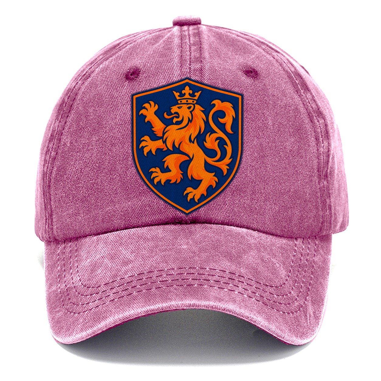 Netherlands Minimal Emblem Country Logos Classic Cap – Dusty Rose