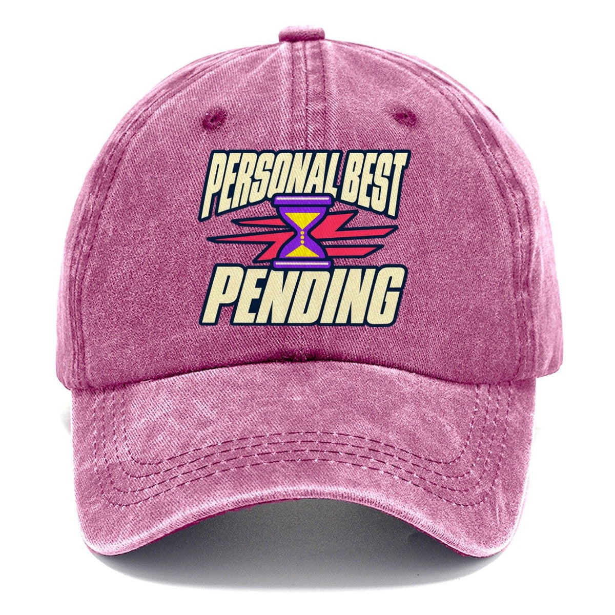 Personal Best Pending 90S Running Clubs Classic Cap – Dusty Rose