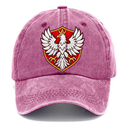 Poland Minimal Emblem Country Logos Classic Cap – Dusty Rose