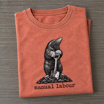 Manual Labour Collective Nouns Vintage T-shirt – Terracotta