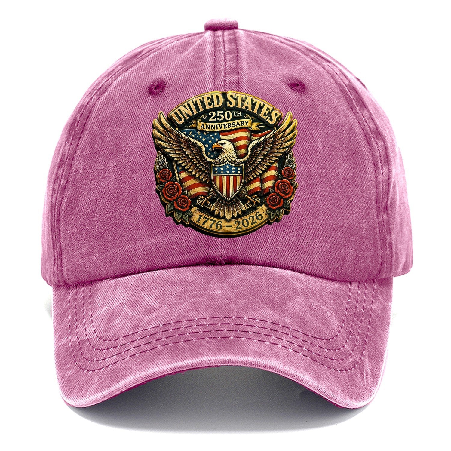 Us 250Th Medallion Classic Cap – Dusty Rose
