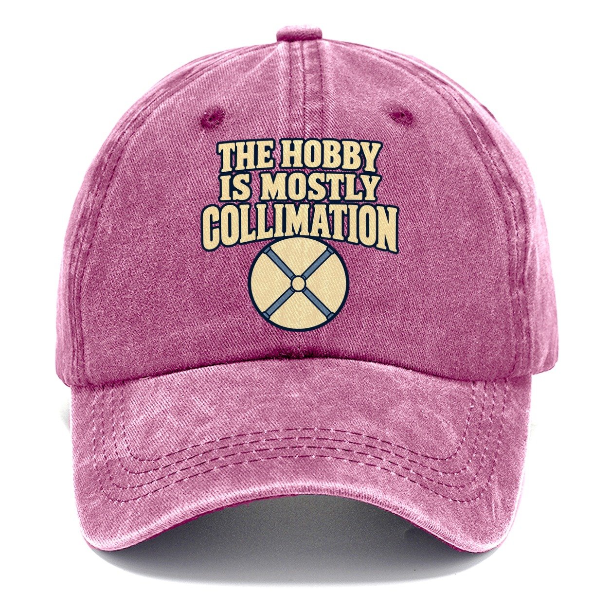 The Hobby Is Mostly Collimation Astronomy And Stargazing Classic Cap – Dusty Rose