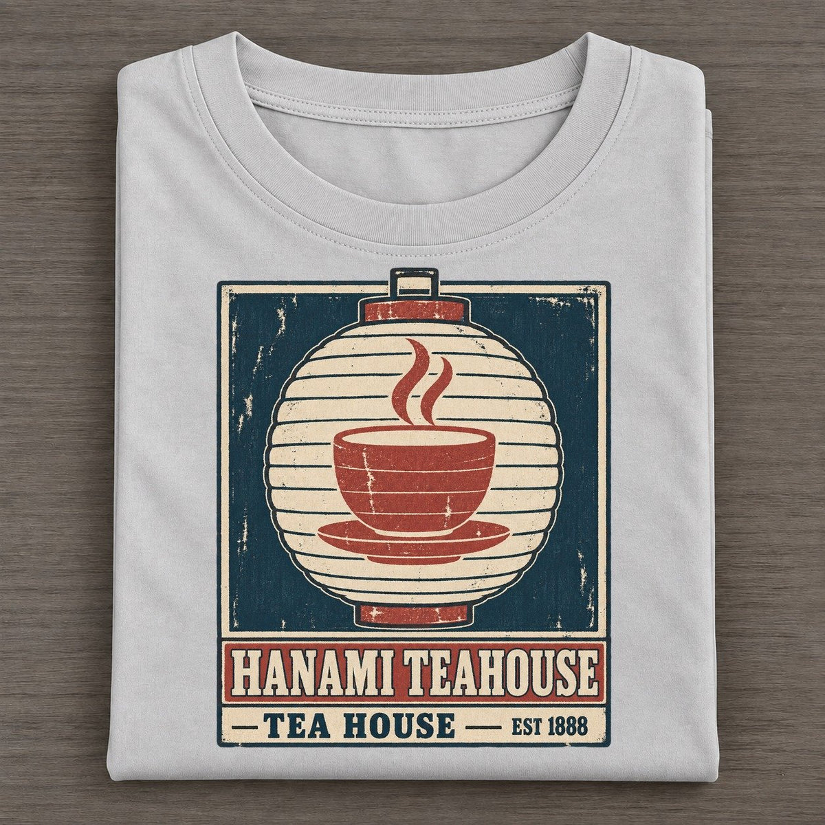 Hanami Tea House Noren Trade Co Classic T-shirt – Grey