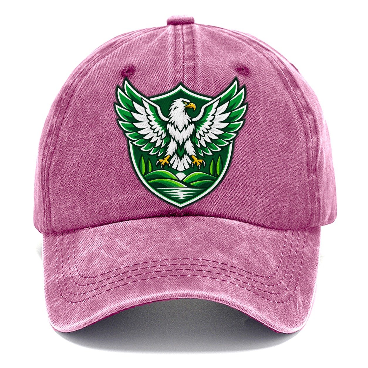 Nigeria Minimal Emblem Country Logos Classic Cap – Dusty Rose