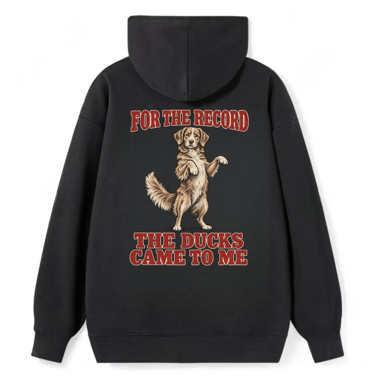 Nova Scotia Duck Tolling Retriever Dog Declarations Classic Pullover Hoodie – Black