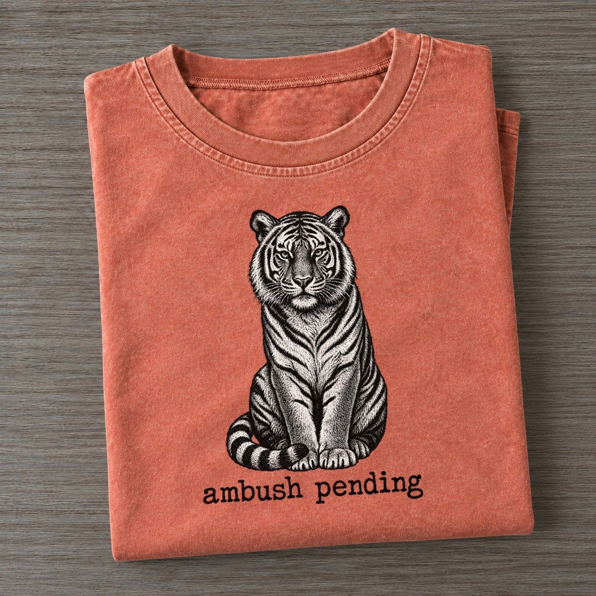 Ambush Pending Collective Nouns Vintage T-shirt – Terracotta