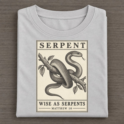 Serpent Specimen Plate Creature Canticle Classic T-shirt – Grey
