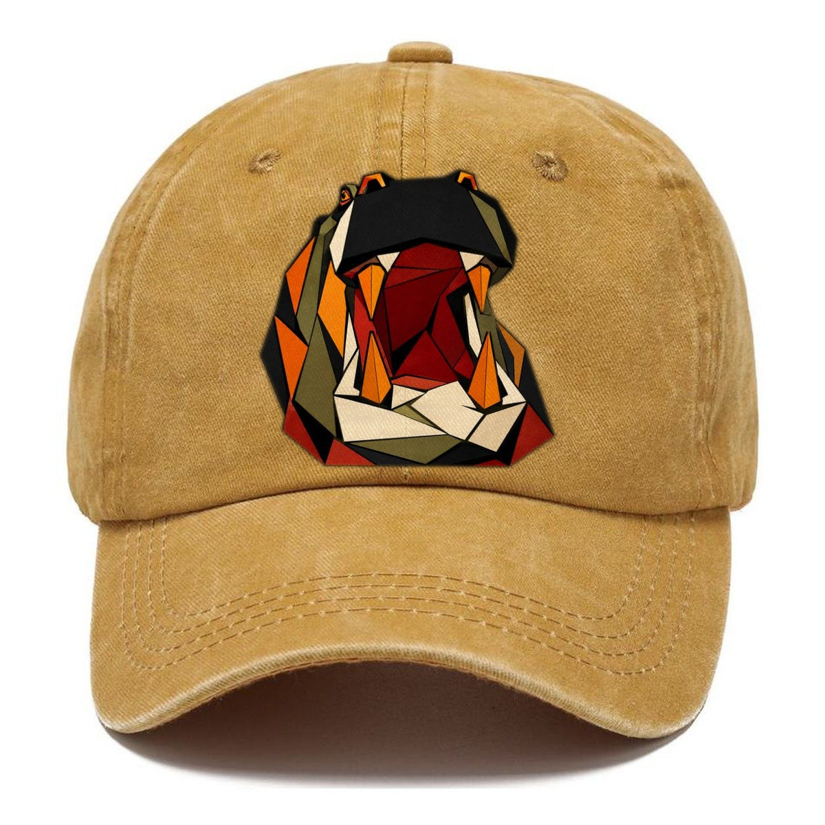 Hippo Yawning Classic Cap – Golden Harvest