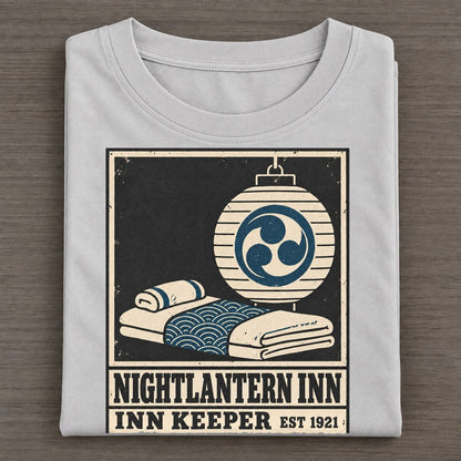 Nightlantern Inn Keeper Noren Trade Co Classic T-shirt – Grey