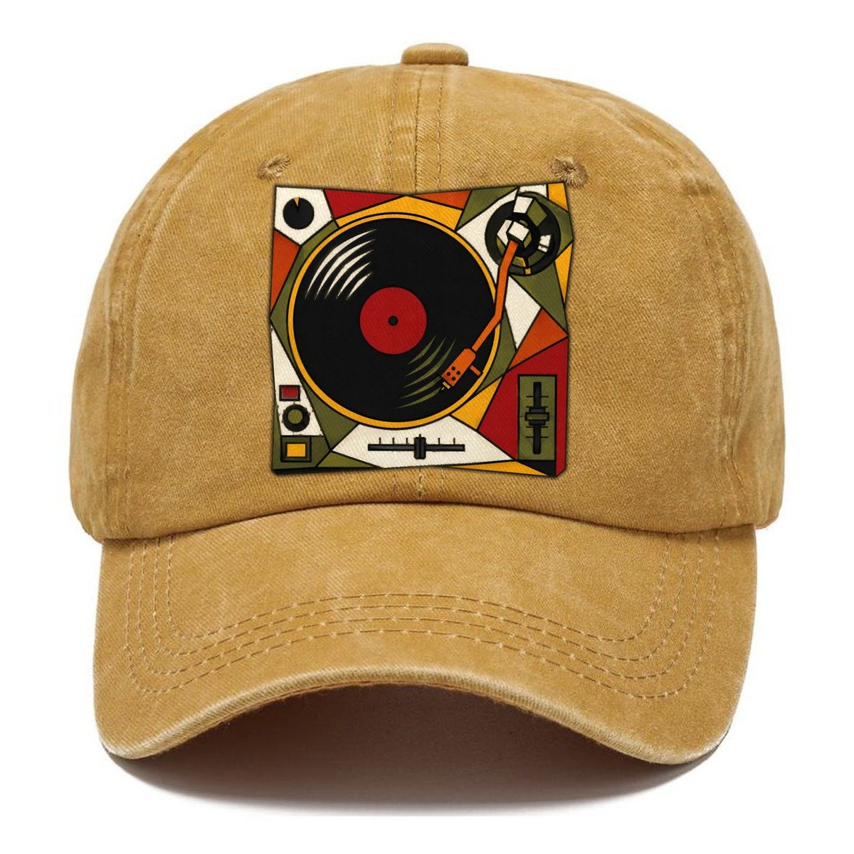 Dj Turntable Above Classic Cap – Golden Harvest