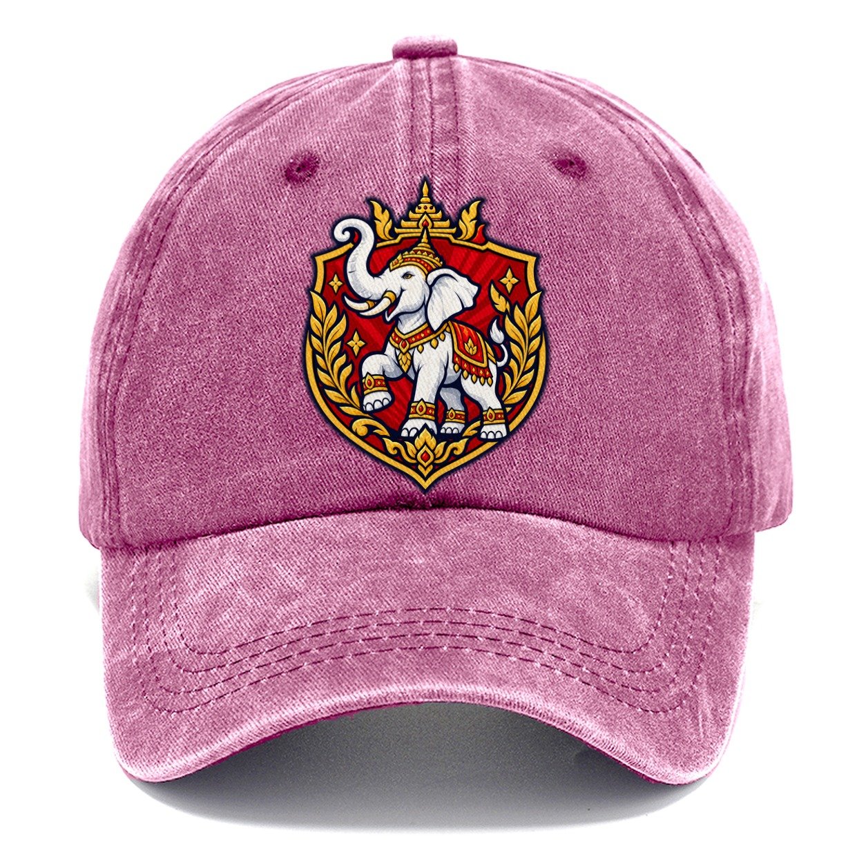 Thailand Heraldic Crest Country Logos Classic Cap – Dusty Rose