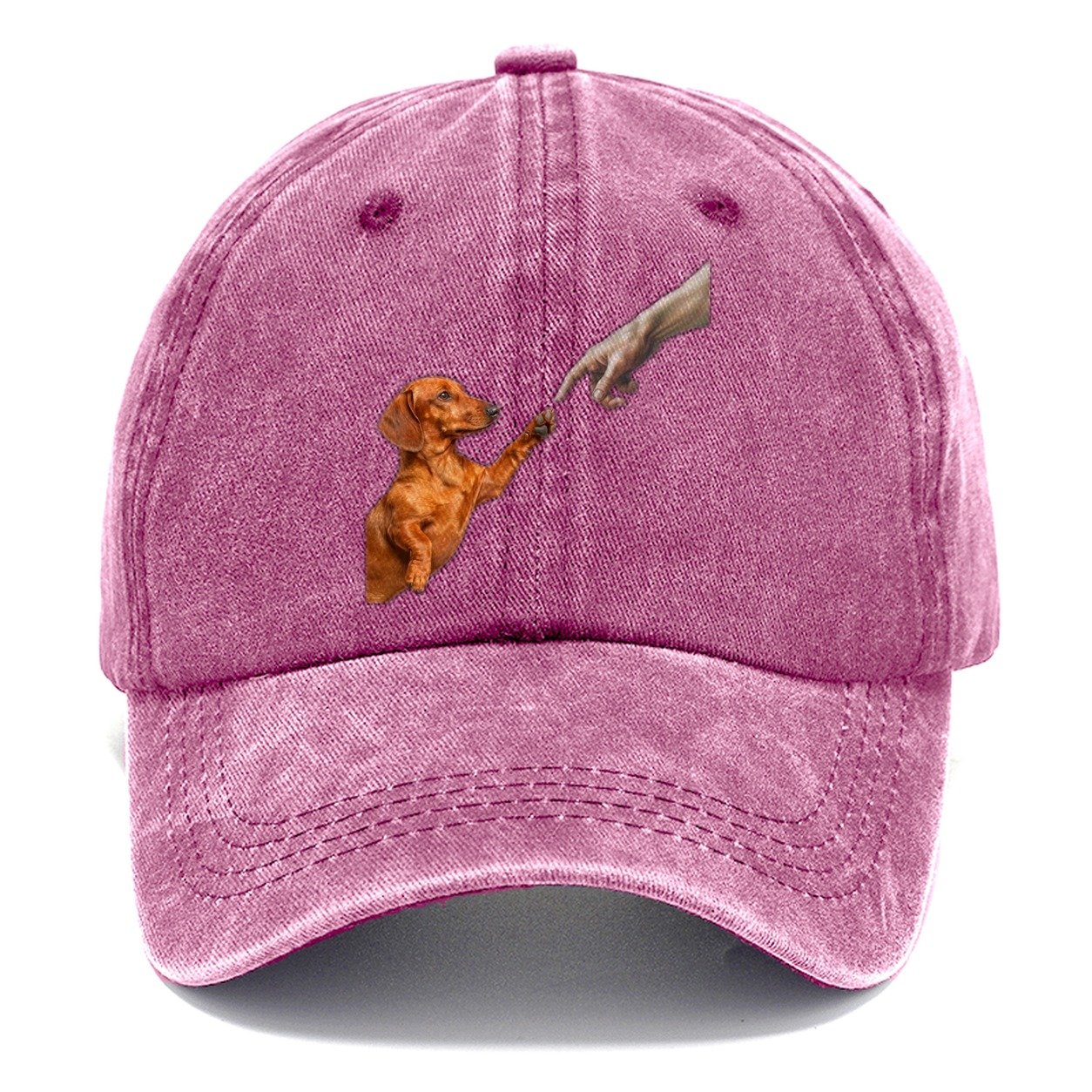 Divine Dachshund Classic Cap – Dusty Rose