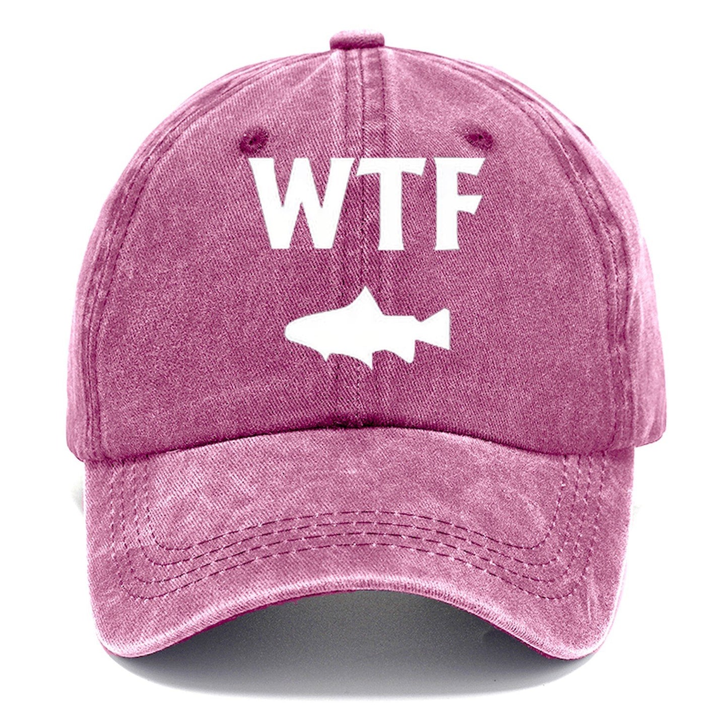 Wtf Wheres The Fish Classic Cap – Dusty Rose