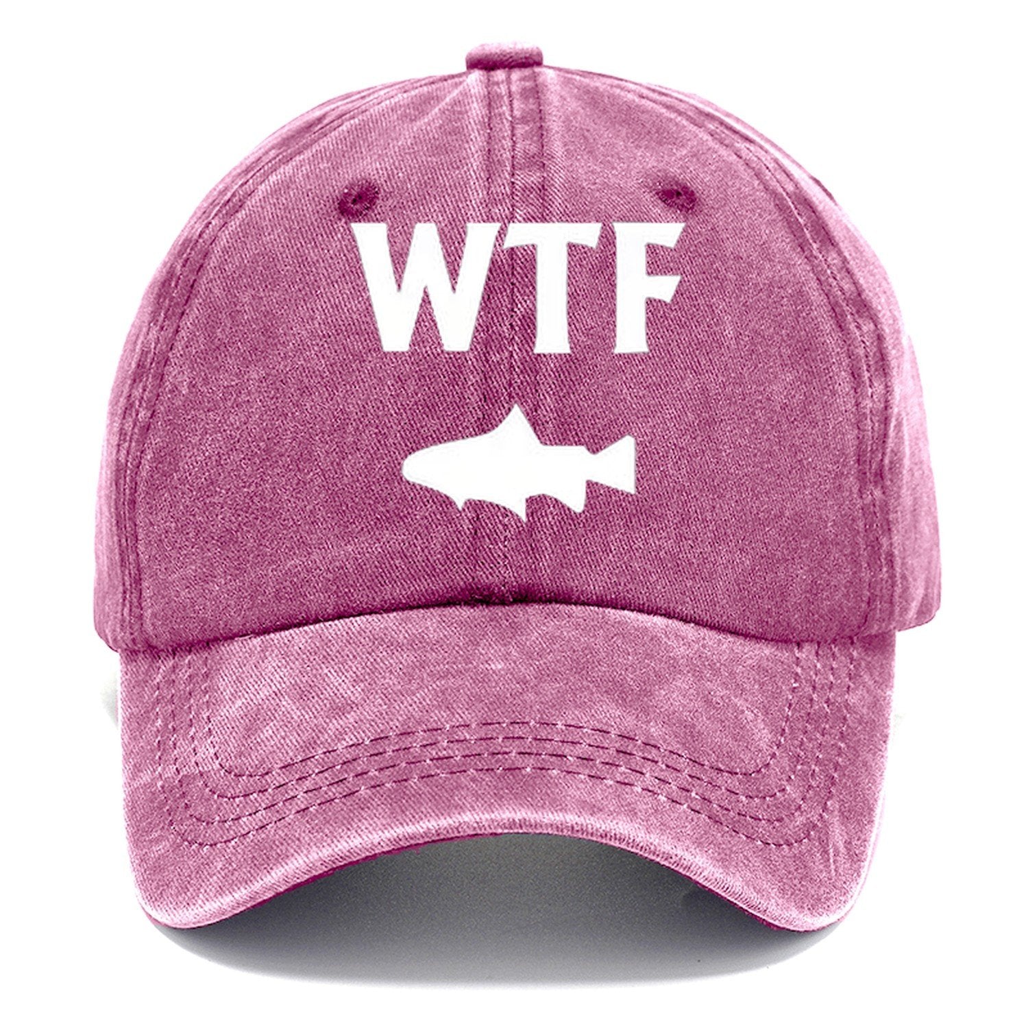 Wtf Wheres The Fish Classic Cap – Dusty Rose