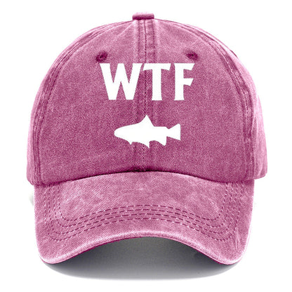 Wtf Wheres The Fish Classic Cap – Dusty Rose