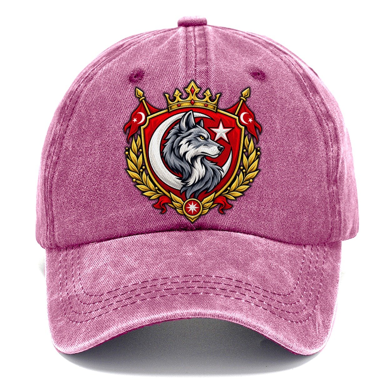 Turkey Heraldic Crest Country Logos Classic Cap – Dusty Rose