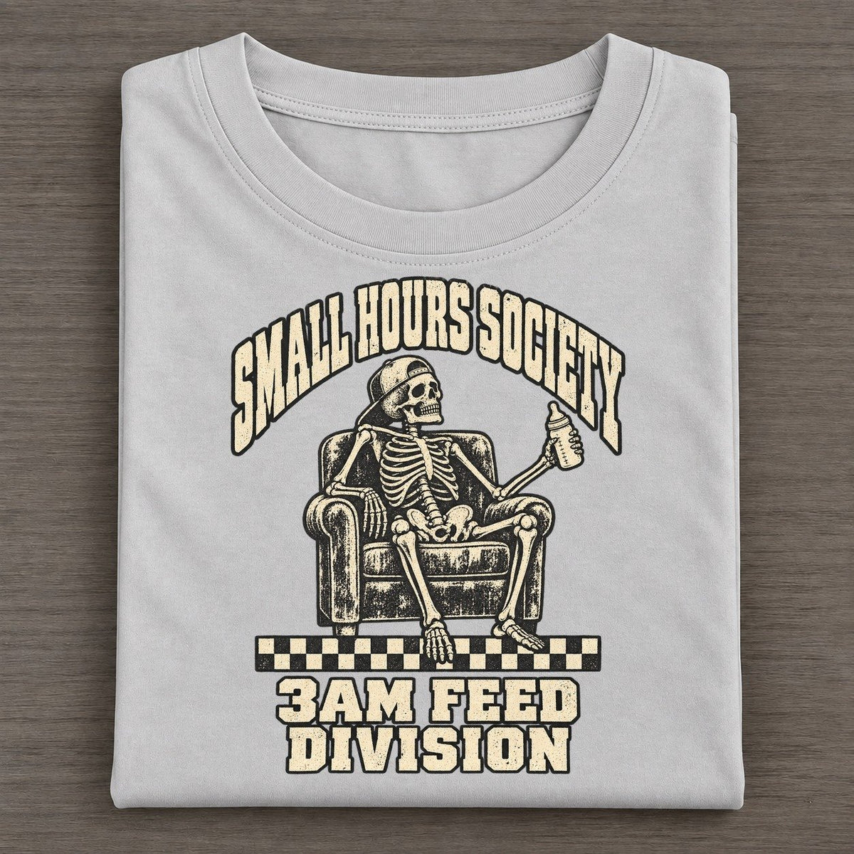 Three Am Feed Small Hours Society Classic T-shirt – Grey