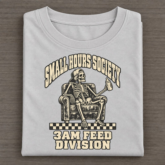 Three Am Feed Small Hours Society Classic T-shirt – Grey